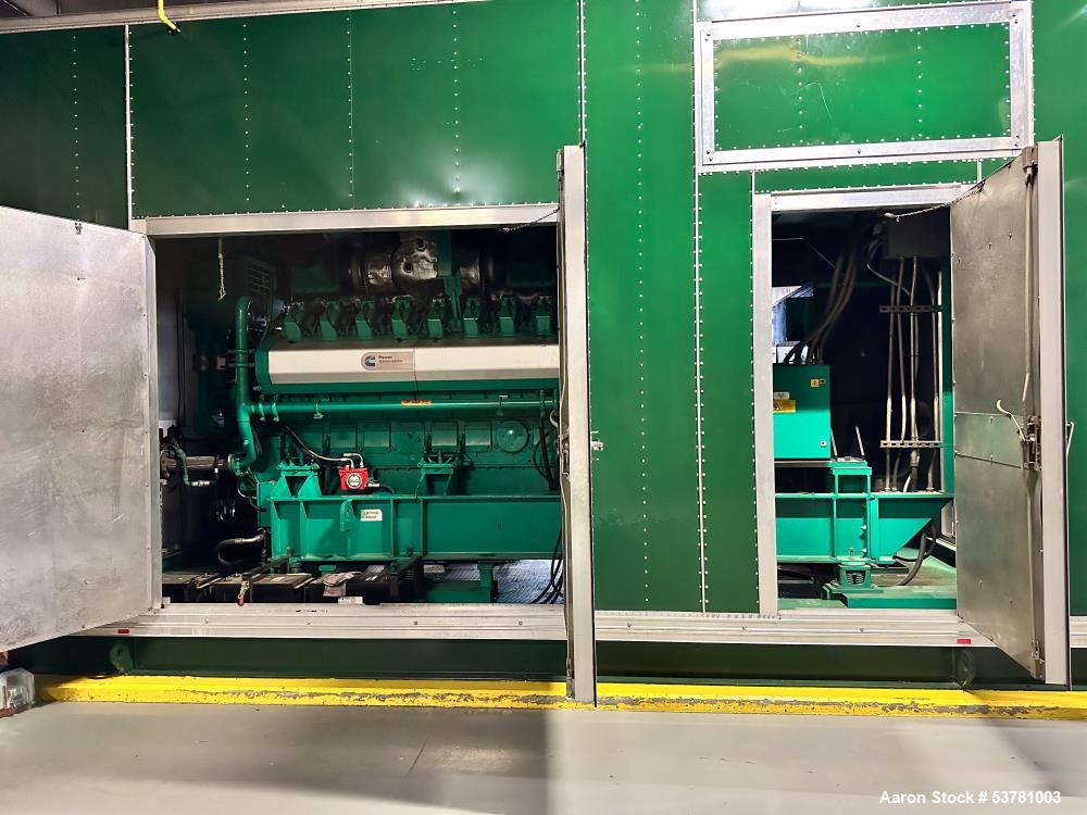 1.1MW Cummins Natural Gas Generator – Power Command, Enclosed, Skid Mounted